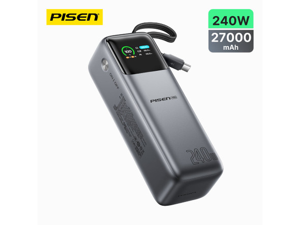 PISEN Bolt 240W 27000mAh Power Bank