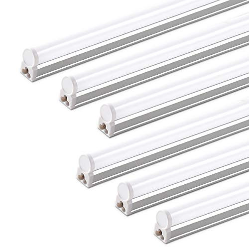 Barrina 6 Pack LED T5 Integrated Single Fixture 4FT 2200lm 6500K 20W B01HBT3BVM