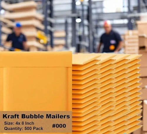 iMBAPrice Kraft Bubble Mailers 8.5x12 Inch 200 Pack (#2) B07RJ2BFWY New