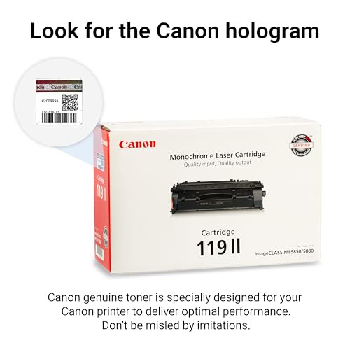 CANON GENUINE 119 II BLACK TONER CARTRIDGE COMPATIBLE WITH LBP250 SERIES - BLACK New