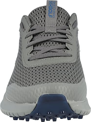 214029 Skechers Men's Max Fairway 3 Arch Fit Golf Shoe, Charcoal/Navy, 10.5