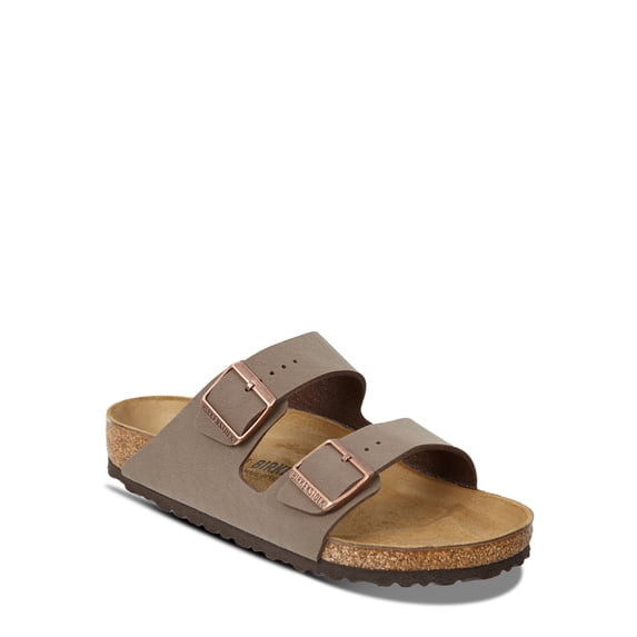 BIRKENSTOCK UNISEX ARIZONA TWO-STRAP FOOTBED SANDAL - MEN 6 NARROW - MOCHA