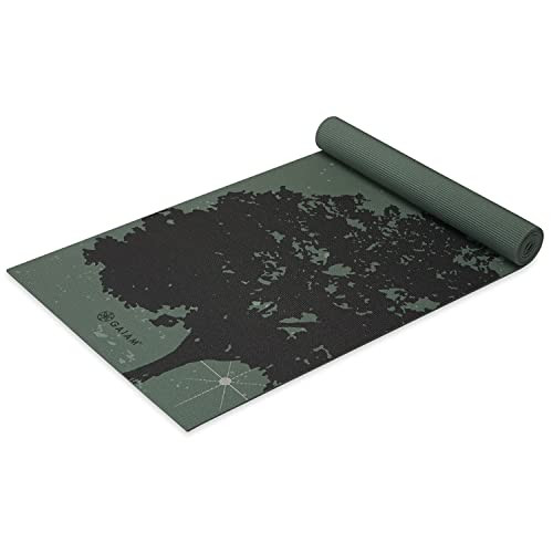 GAIAM YOGA MAT 68"L X 24"W X 6MM THICK 05-64750 - LUMINARY New