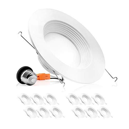 PARMIDA 5/6 inch Dimmable LED Recessed Lighting Retrofit (12-Pack) 5000K New