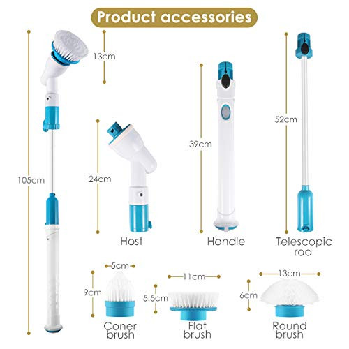 Spin Scrubber 360 Cordless Tub and Tile Scrubber Multi-Purpose Power B07PYZZKHT
