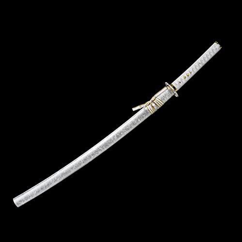 JianXuanDaDJ Handmade Pure White Katana Extremely Sharp Hand Honed Blade New