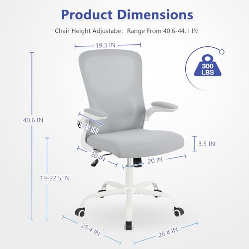 Hyrestii Home Office Chair Ergonomic Desk Chair with Lumbar Support New
