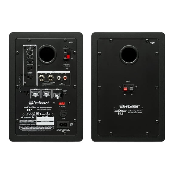 PRESONUS ERIS E4.5 - MONITOR SPEAKERS - 50 WATT (TOTAL) - 2-WAY - BLACK