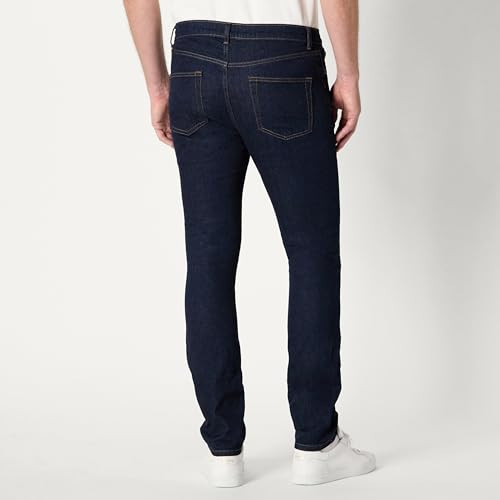 AEMN30315M25 AMAZON ESSENTIALS MEN'S MEDIUM STRETCH SKINNY Jeans 30Wx32L RINSE New