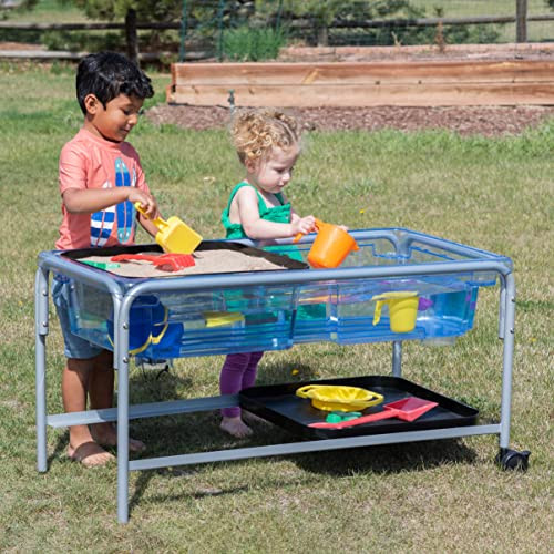 edxeducation Sand and Water Table, Indoor and Outdoor Sensory Table New