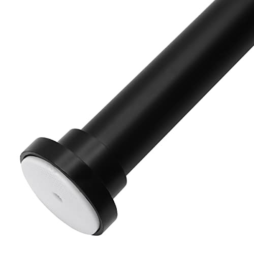 Meriville 1" Diameter Metal Spring Tension Rod Adjustable Length 18"-30", White