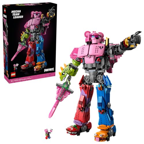 LEGO Fortnite Mecha Team Leader - Collectible Building Set for Adults - Gaming