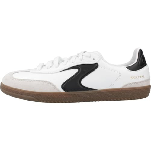 185232 Skechers Women Court & Classics Hotshot-Kickoff, Black/White, Size 9