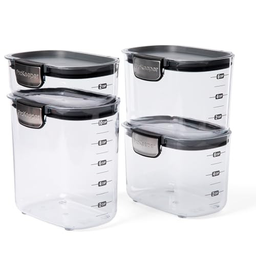 Progressive Set of 4 Pks+ Jars - WHITE New