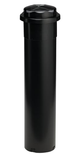 San Jamar Ez-Fit In-Counter Lid Dispenser 8 - 24 Oz Cups Plastic Black New