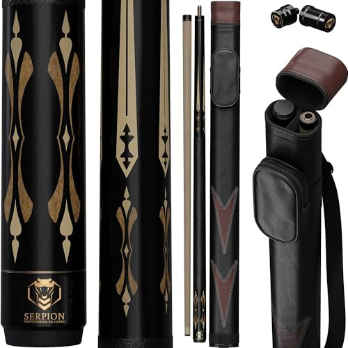 Serpion - Pool Cue Stick 100% Canadian Maple Wood. Professional Billiard New