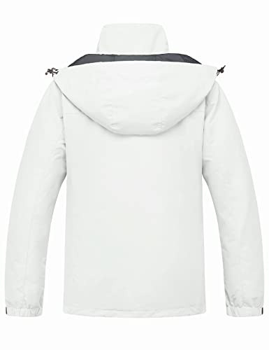 Wantdo Women's 3-In-1 Interchange Winter Coat Cotton Liner - Ivory M New