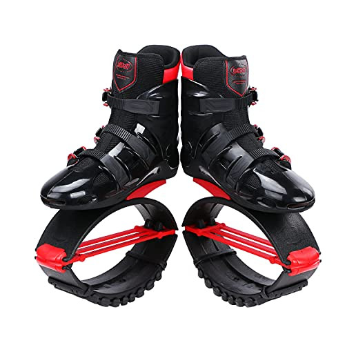 Joyfay Jump Shoes - Jumping Boots for Adults Women Men Fitness - Red/Black XXL New
