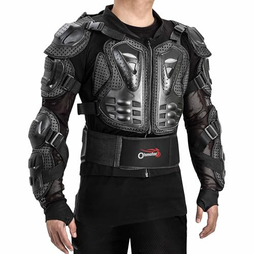 OHMOTOR Motorcycle Body Protective Jacket Armor Men Motocross Riding Protective New