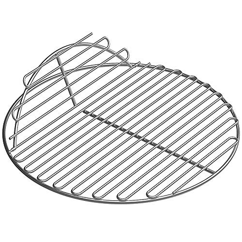 SELEWARE SUS304 Stainless Steel Hinged Cooking Grate Care Fits 19" Kettle Grills New