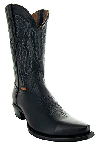 B01LYZ2I2H Soto Boots Rio Grande Men's Cowboy Boots Black Size 10 New