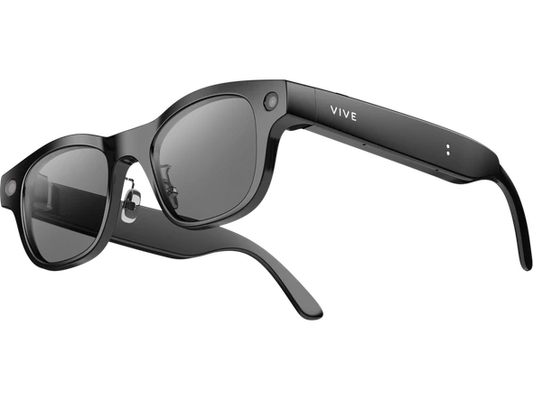 VIVE Eagle™ AI Glasses – Square (Wayfarer), Black, Sunglass Lens