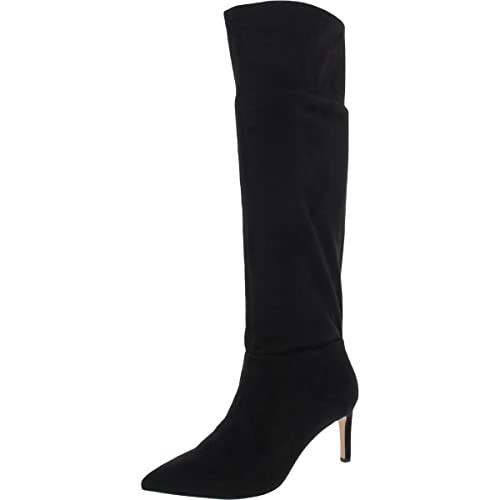 BCBGeneration Womens Black Cushioned Marlo Pointy Toe Stiletto Slouch Boot 8.5 New
