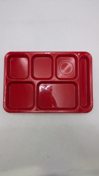 P614R05 Right-Hand 6-Compartment Polypropylene Tray 10" x 14" Pack of 24 New