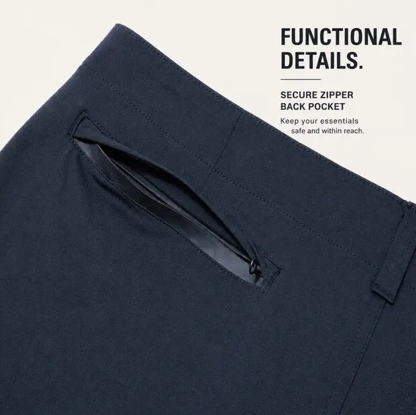 GALAXY BY HARVIC MEN'S SUPER STRETCH SLIM FIT CHINO 31" - SIZE: MEN 40 - NAVY