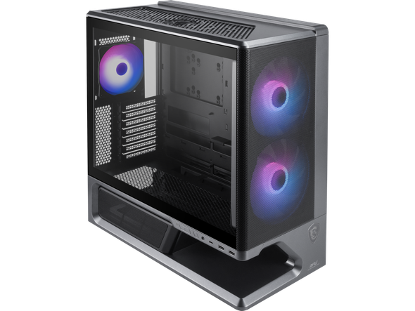 MSI MPG VIXTA 300R AIRFLOW PZ Mid-Tower ATX Gaming PC Case - Floating Base