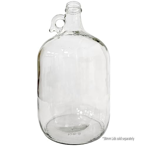 E.C. Kraus 1 gal Glass Jug Pack of 4 - Clear New