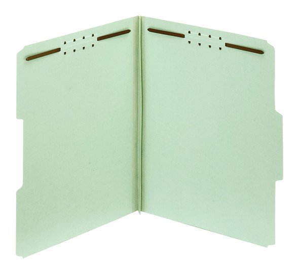 OFFICE DEPOT EXPANDING PRESSBOARD FOLDERS  8-1/2" X 11" BOX OF 25 - GREEN