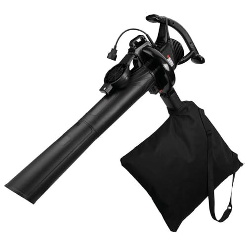 BLACK+DECKER ELECTRIC LEAF BLOWER, VACUUM, & MULCHER 300 CFM 210 MPH (BV3100)