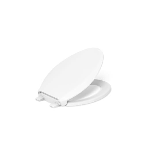 KOHLER 4636-RL-0 CACHET READYLATCH ELONGATED TOILET SEAT SLOW CLOSE - WHITE New