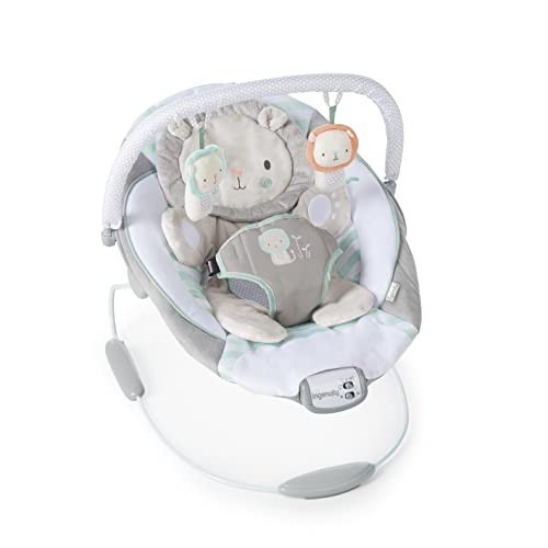 Ingenuity Baby Bouncer Seat with Vibration and Music - Landry The Lion New