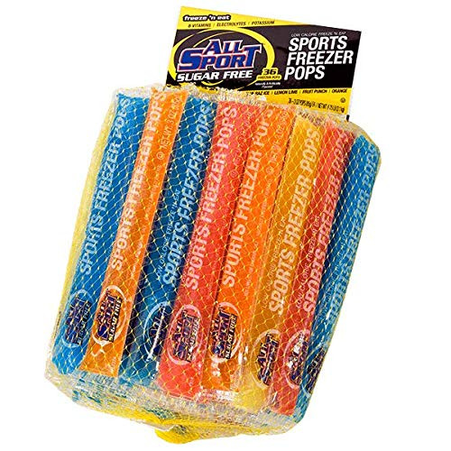 All Sport Zero Hydration Freezer Pops (Case of 144) - Each Pack includes Towel New