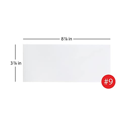 Office Depot All-Purpose Envelopes #9 3 7/8in. x 8 7/8in Box 500 77115 - White New
