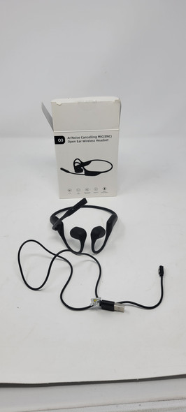 GENERIC BLUETOOTH OPEN EAR HEADSET WITH MICROPHONE - BLACK