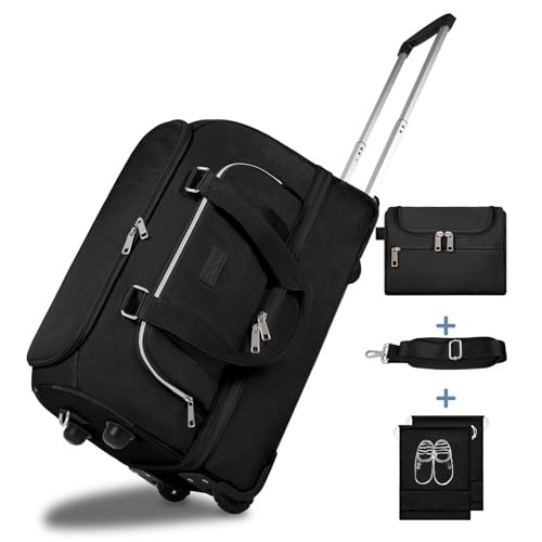 Large Duffle Bag with Wheels ETRONIK Rolling Weekender Bags 29.9*15.7*10.0 New