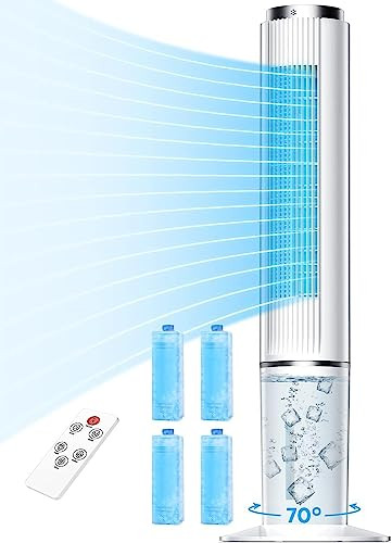 42-INCH Evaporative Air Cooler, SKYICE Windowless Portable Air Conditioner New