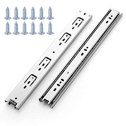 5 Pairs of 18 Inch Full Extension Drawer Slides Mount Ball Bearing Sliding New