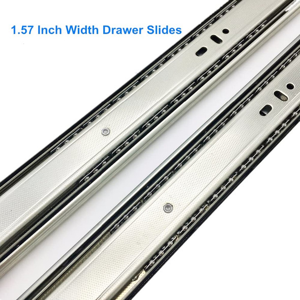 5 Pairs of 18 Inch Full Extension Drawer Slides Mount Ball Bearing Sliding New