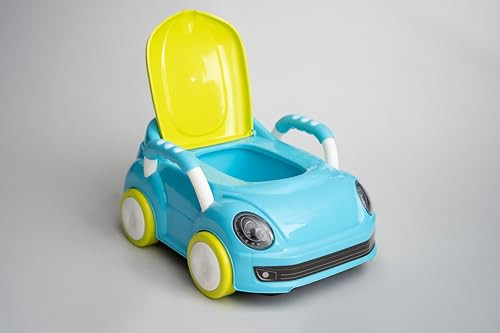 LittleThingMVI Beetle Car Training Potty - Lift Out Pot for Easy Cleaning (Blue) New