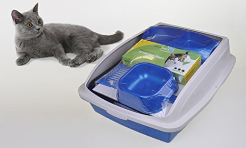 VAN02825 B0002ASCG2 Van Ness Kitten And Cat Starter Kit 5 Piece Box - White New