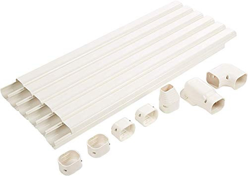Senville Mini Split Line Set Cover Kit for AC, 20 Ft, 3 Inch - Beige
