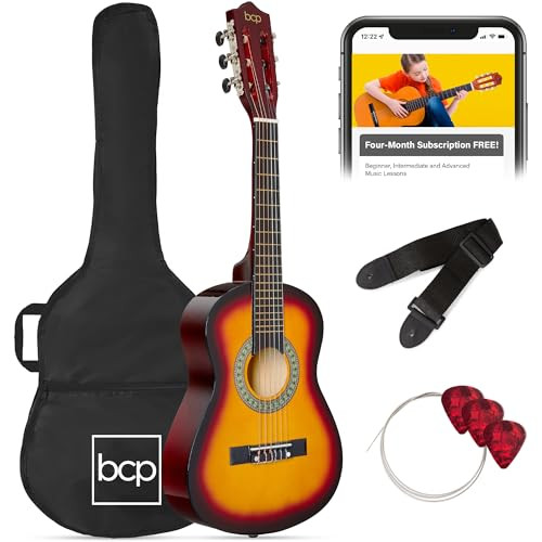 Best Choice Products Kids Acoustic Guitar, Starter Kit B07M6S469F - Sunburst