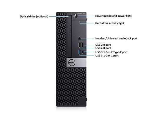 DELL OPTIPLEX 7070 SFF I7-9700 32GB 1TB SSD WIN 11 - BLACK