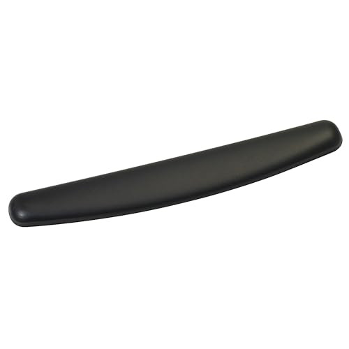 3M Compact Gel Wrist Rest, 18" Wide, Soothing Gel Comfort, 1 Pack, Black New