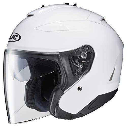 HJC IS-33 II Open-Face Motorcycle Helmet (White, XX-Large) New