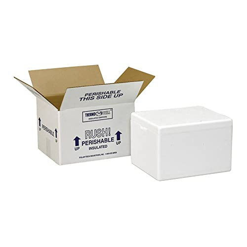 Polar Tech 245C Thermo Chill Insulated Carton with Foam Shipper, Medium New